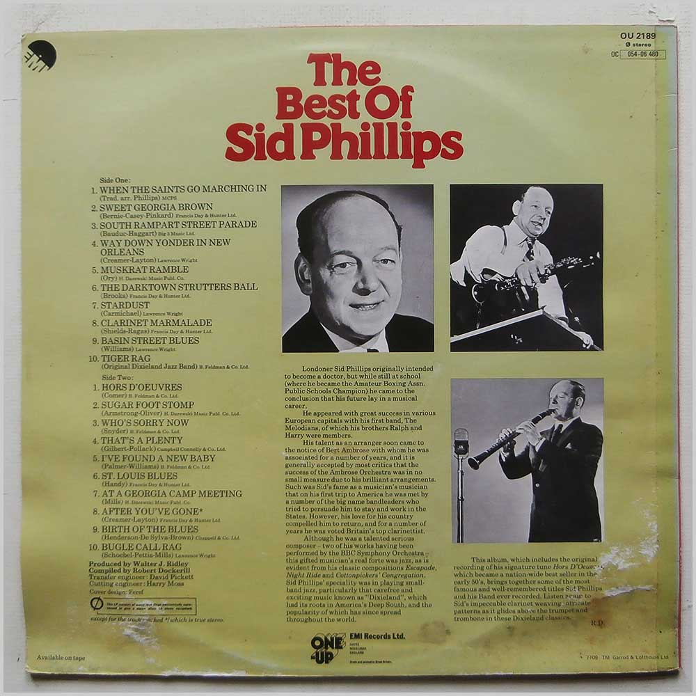 Sid Philips - The Best Of Sid Philips  (OU 2189) 