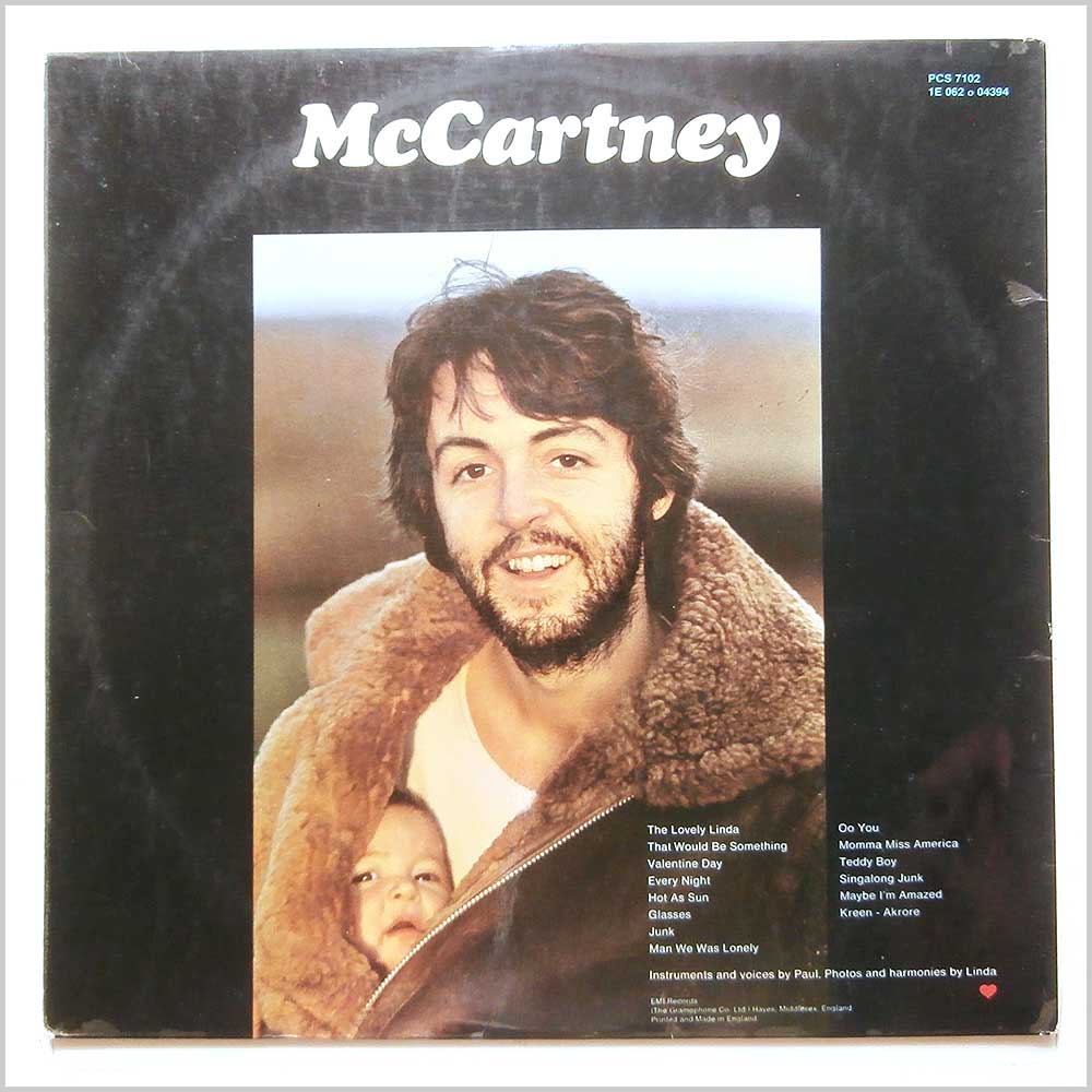 Paul McCartney - McCartney [PCS 7102]  (PCS 7102) 