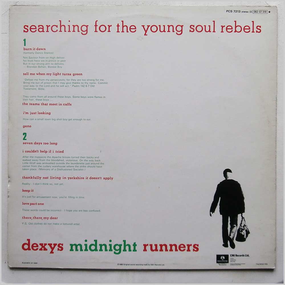Dexys Midnight Runners - Searching For The Young Soul Rebels  (PCS 7213) 