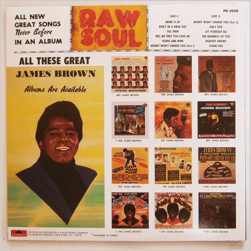 James Brown - Raw Soul  (PD-1016) 