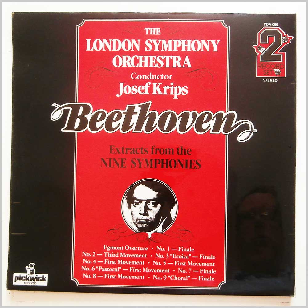 Josef Krips, The London Symphony Orchestra - Beethoven: Extracts From Nine Symphonies  (PDA 066) 
