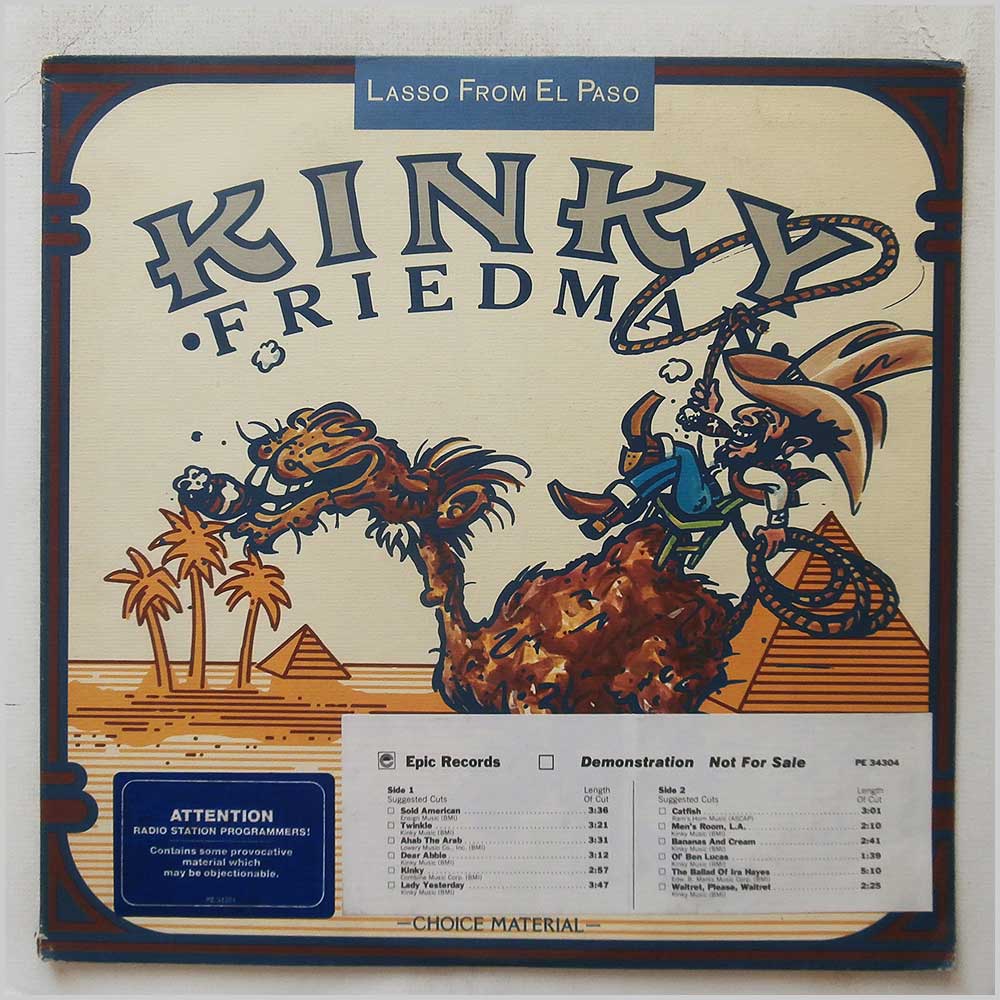 Kinky Friedman - Lasso From El Paso  (PE 34304) 