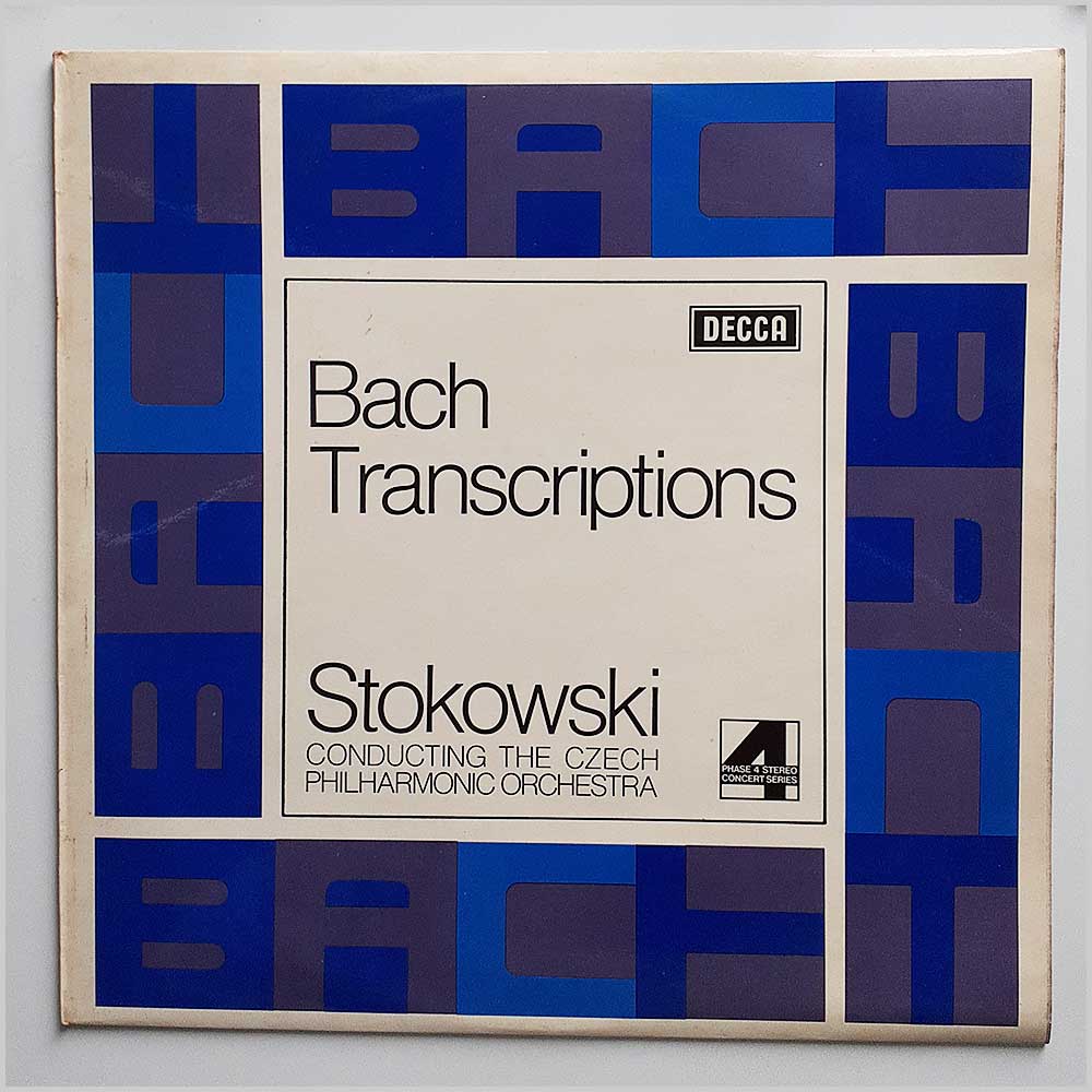 Leopold Stokowski, The Czech Philharmonic Orchestra - Bach Transcriptions  (PFS 4278) 