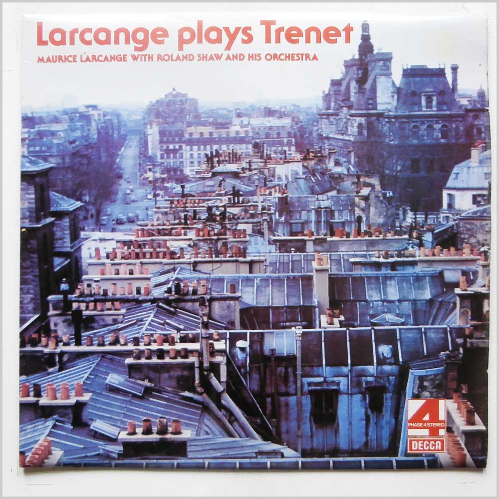 Maurice Larcange, Roland Shaw and His Orchestra - Larcange Plays Trenet  (PFS 4403) 