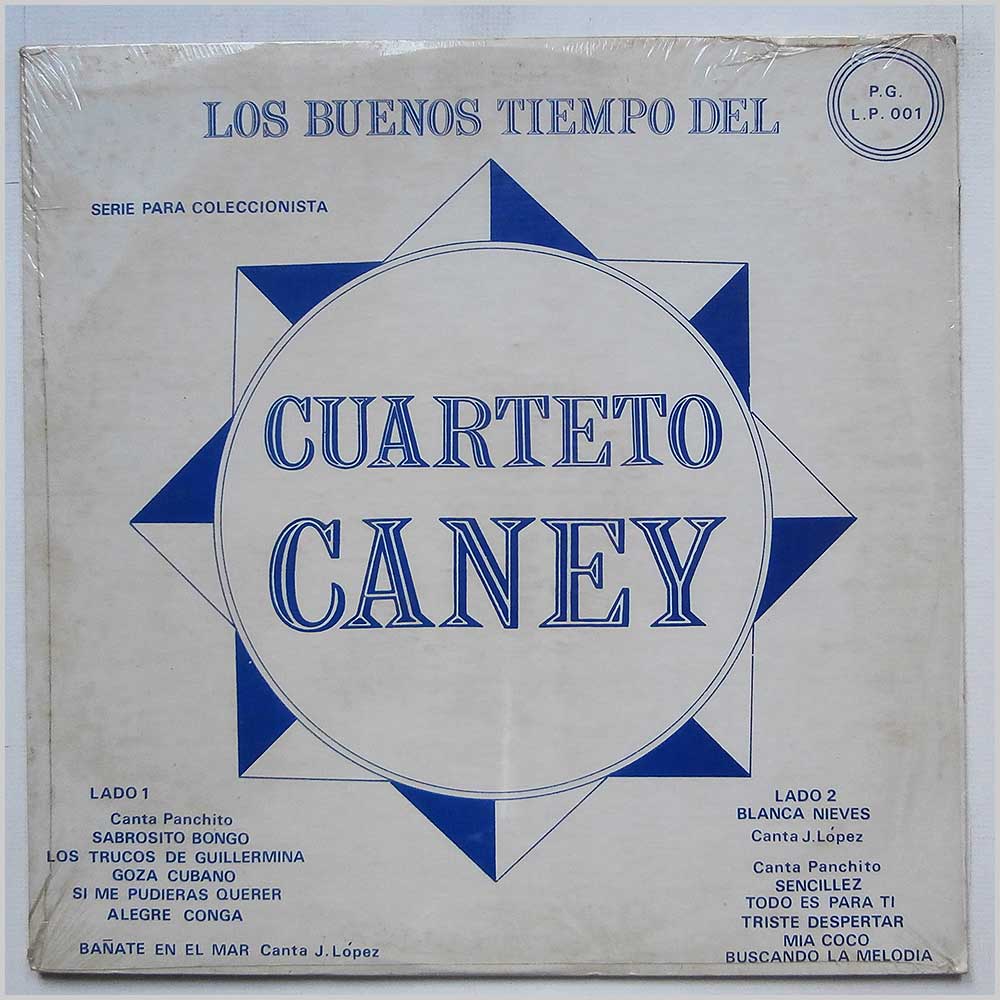 Cuarteto Caney - Los Buenos Tiempo Diel  (P.G. L.P. 001) 