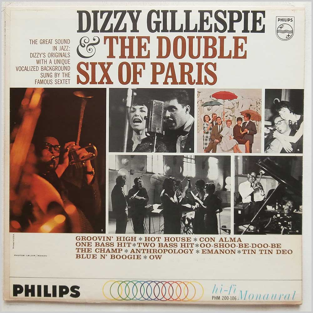 Dizzy Gillespie and The Double Six Of Paris - Dizzy Gillespie and The Double Six Of Paris  (PHM 200-106) 