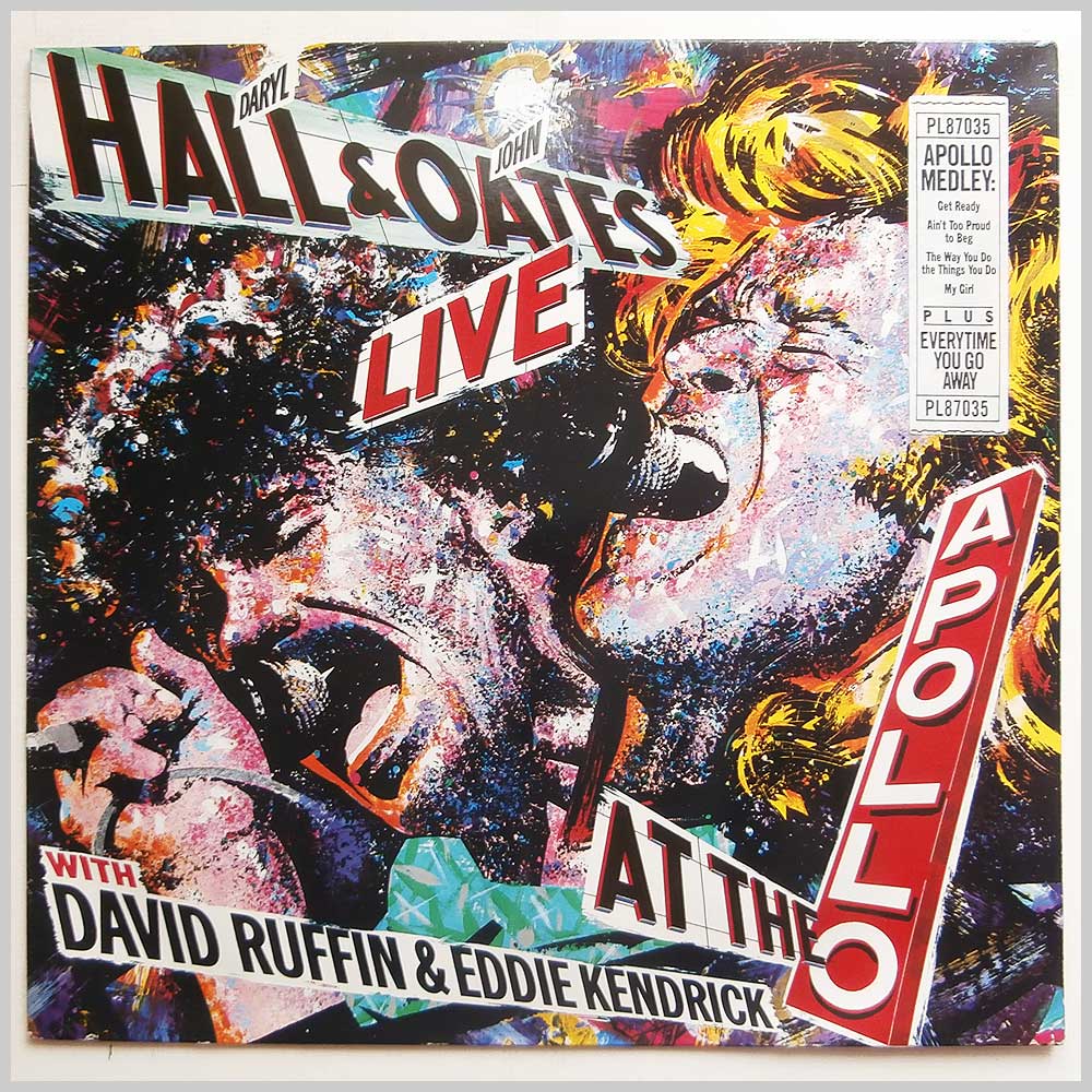 Daryl Hall and John Oates - Live At The Apollo with David Ruffin and Eddie Kendrick  (PL87035) 