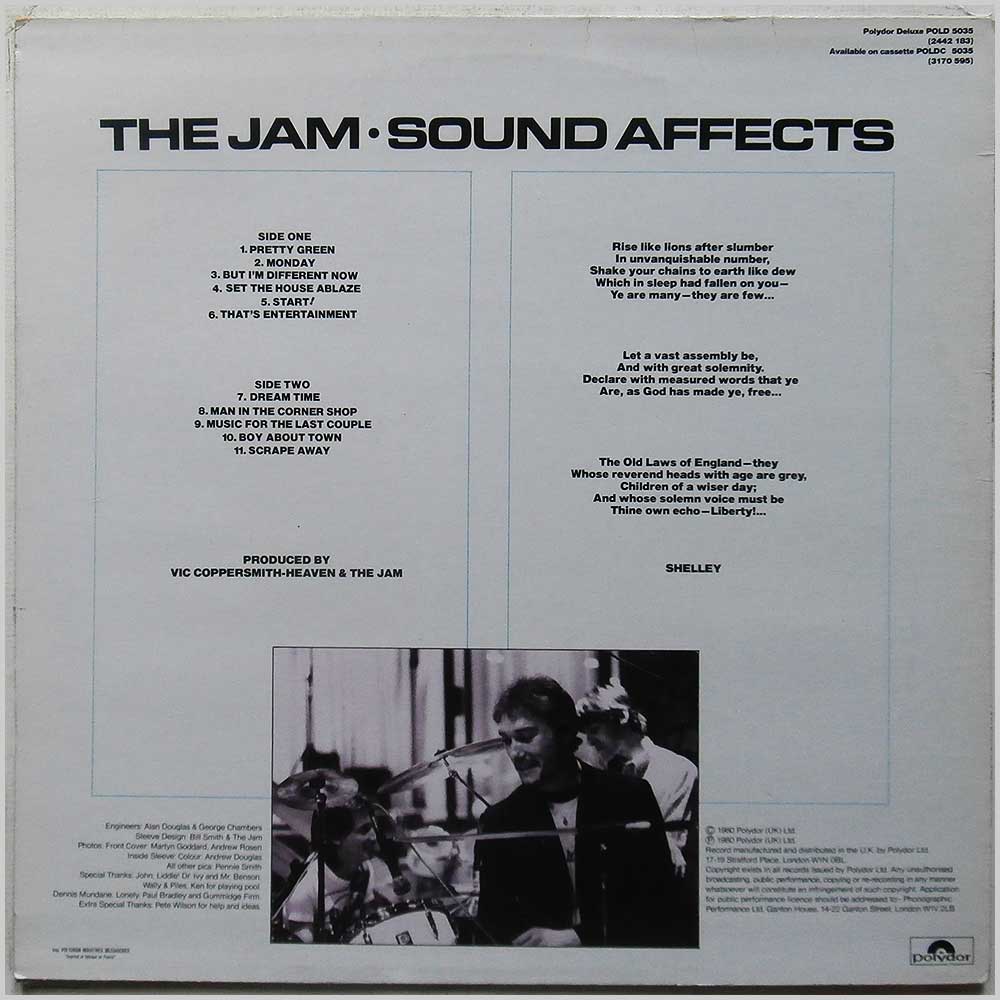 The Jam - Sound Affects  (POLD 5035) 