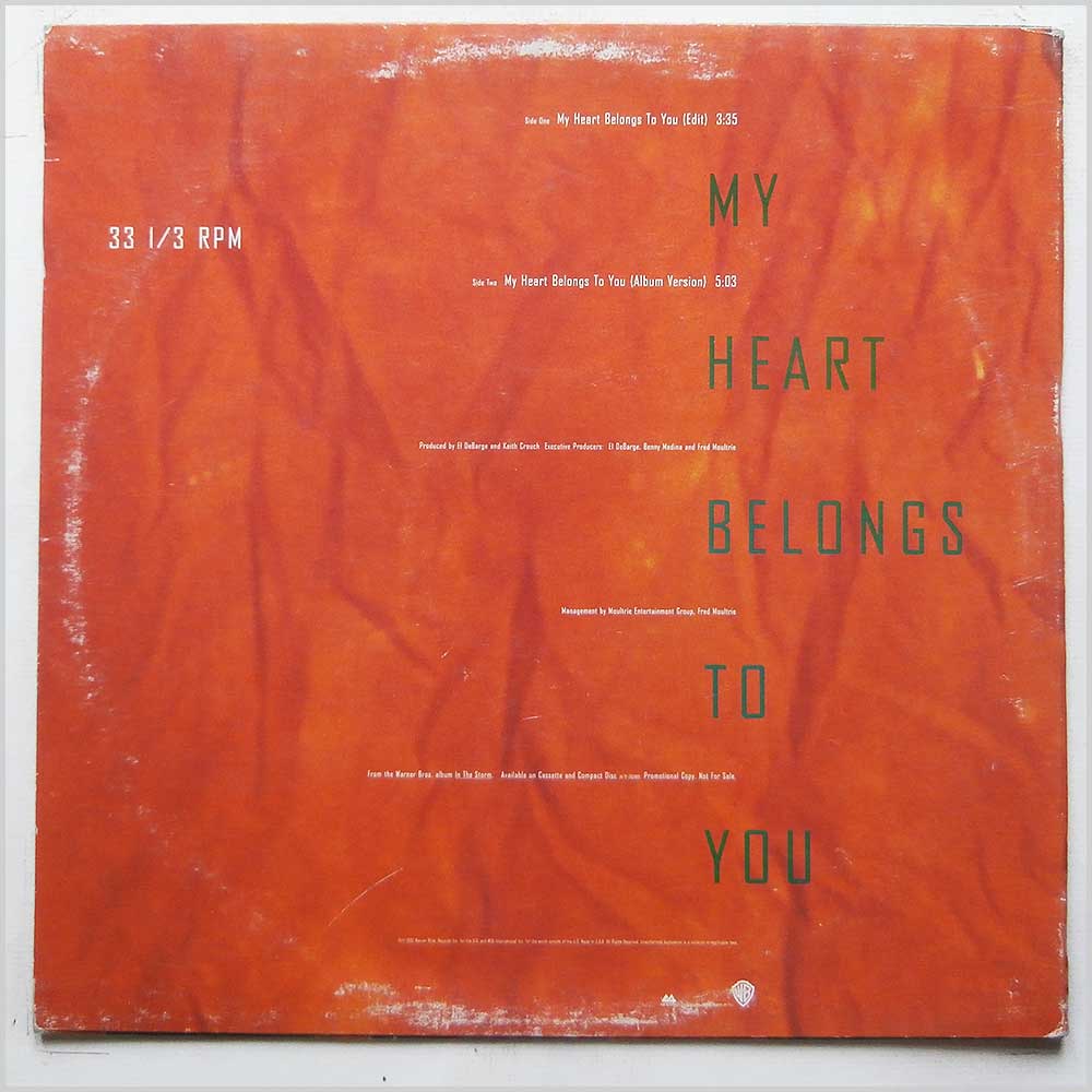El Debarge - My Heart Belongs To You  (PRO-A-5264) 
