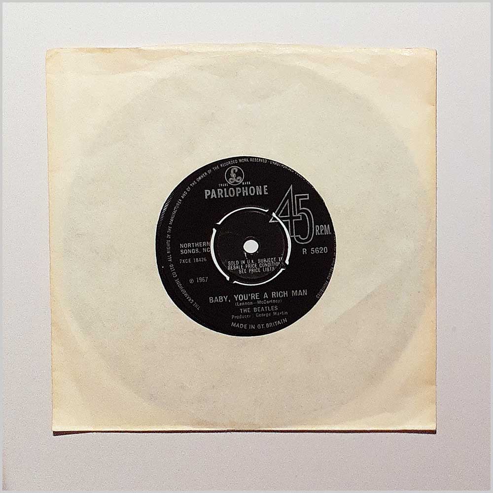 The Beatles - All You Need Is Love b/w Baby, You're A Rich Man  (R 5620) 