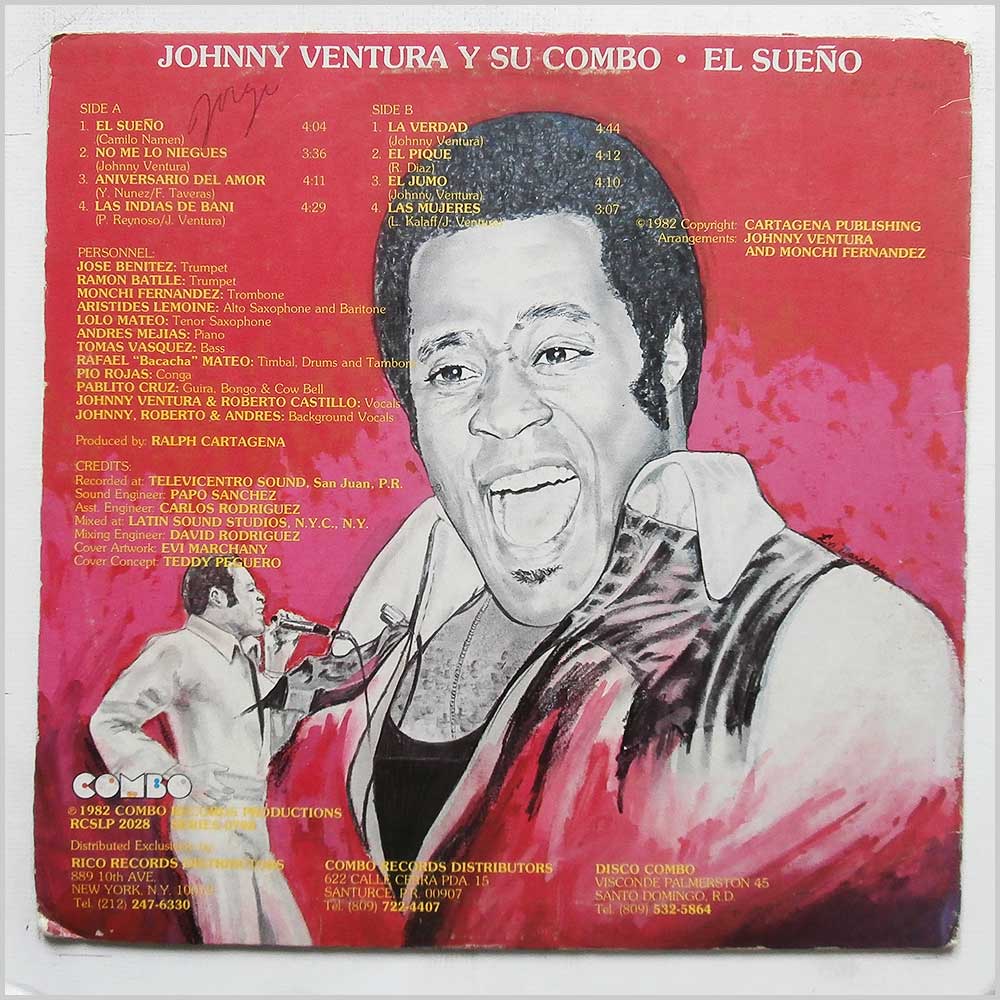 Johnny Ventura - El Sueno  (RCSLP-2028) 