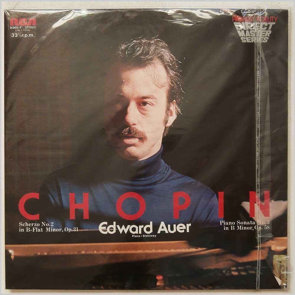 Edward Auer - Chopin: Scherzo No.2 In B-Flat Minor, Op.31, Piano Sonata No.3 In B Minor, Op.58  (R DCE-7) 