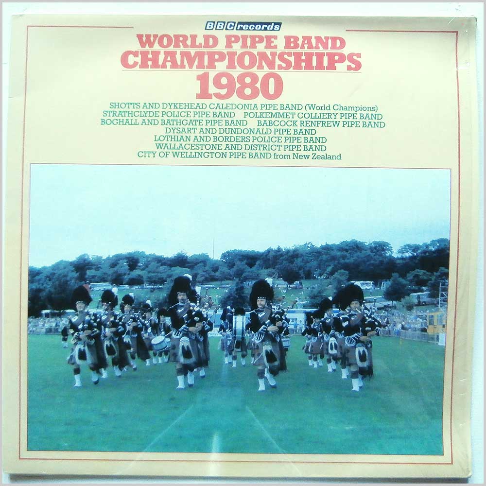 Various - The World Pipe Band Championships 1980  (REC 401) 