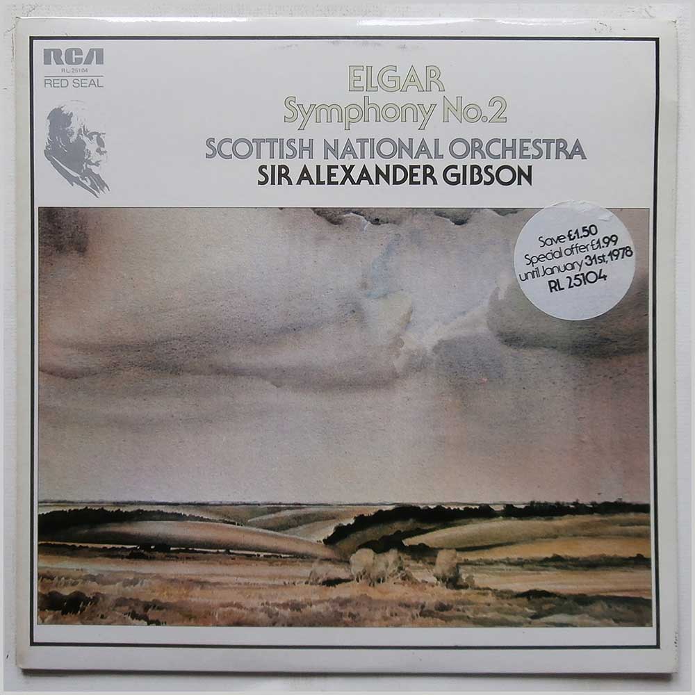 Sir Alexander Gibson, Scottish National Orchestra - Elgar: Symphony No. 2 In E-Flat  (RL 25104) 