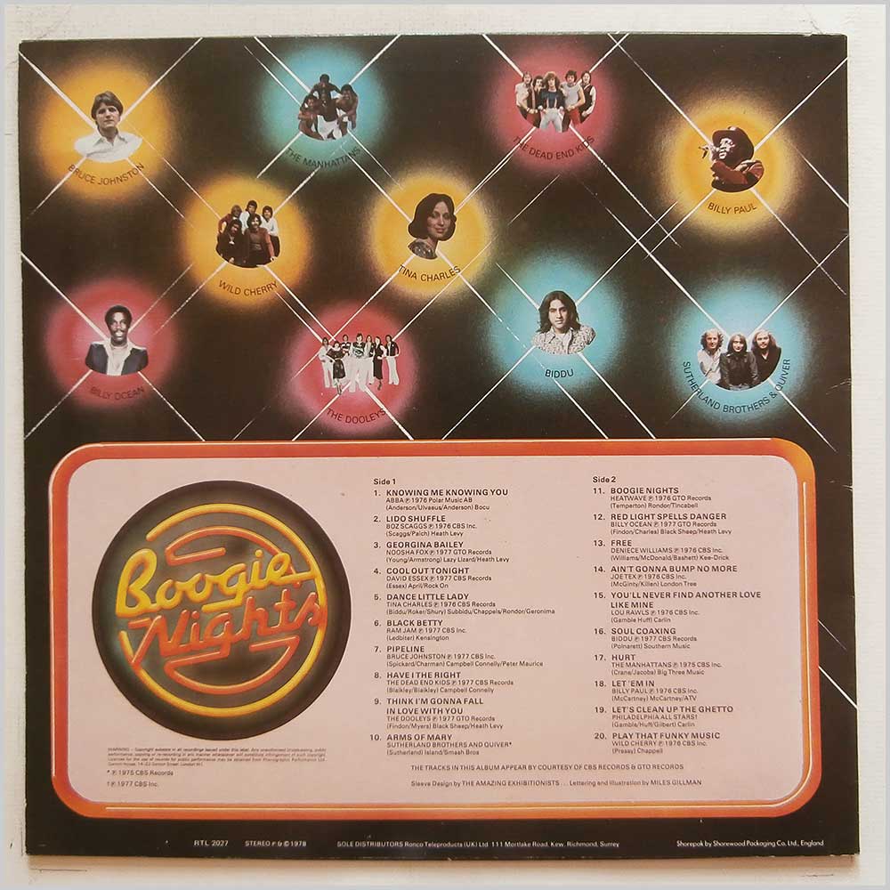 Various - Boogie Nights  (RTL 2027) 