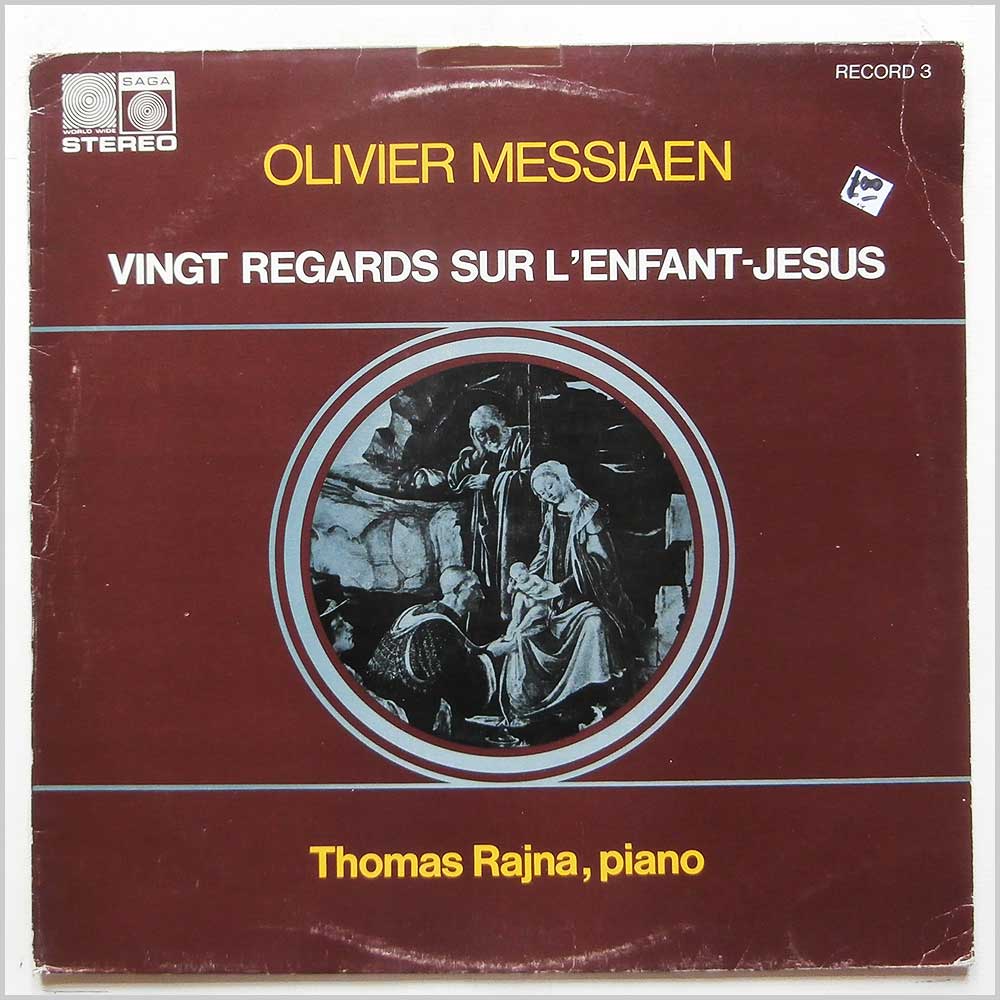 Thomas Rajna - Olivier Meassiaen: Vingt Regards sur L'Enfant Jesus [Record 3]  (SAGA 5353) 