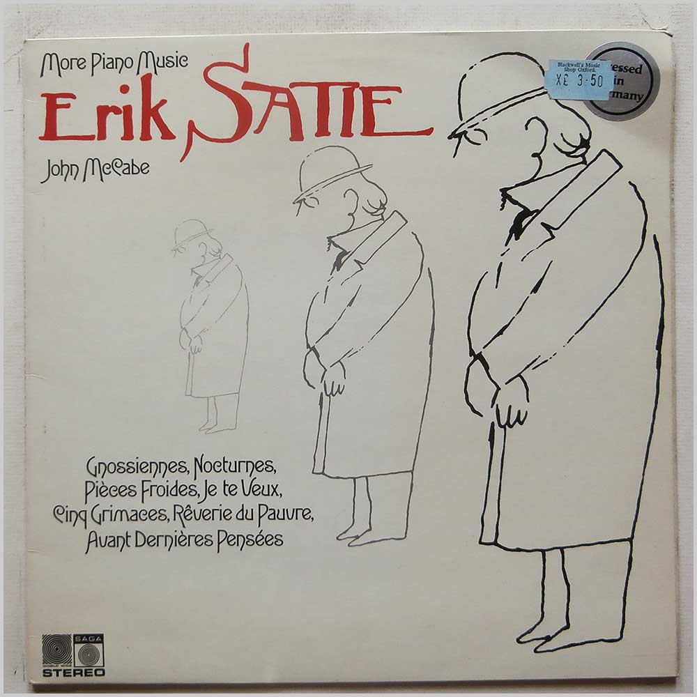 John McCabe - Erik Satie: More Piano Music  (SAGA 5472) 