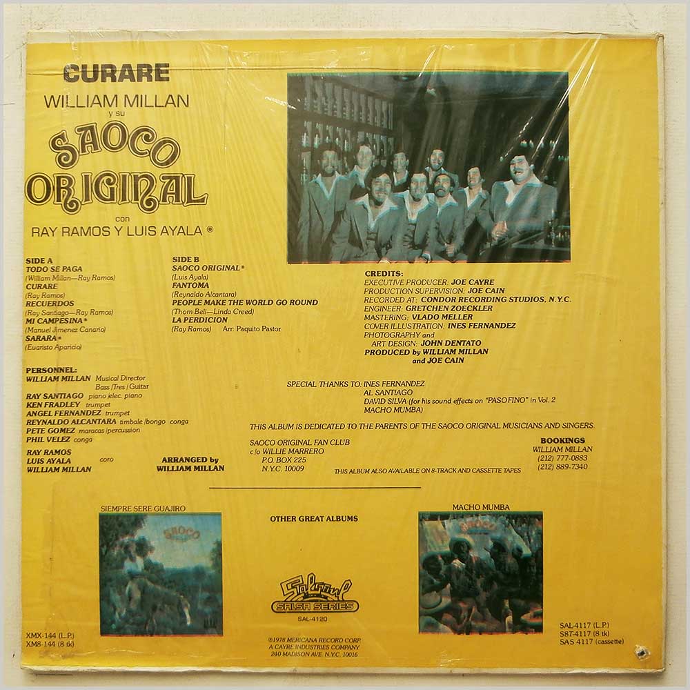 Original Music Records Latin Music Record LP for sale