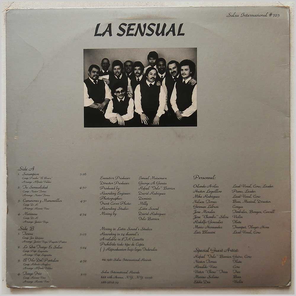 La Sensual - La Sensual  (SALSA 725) 