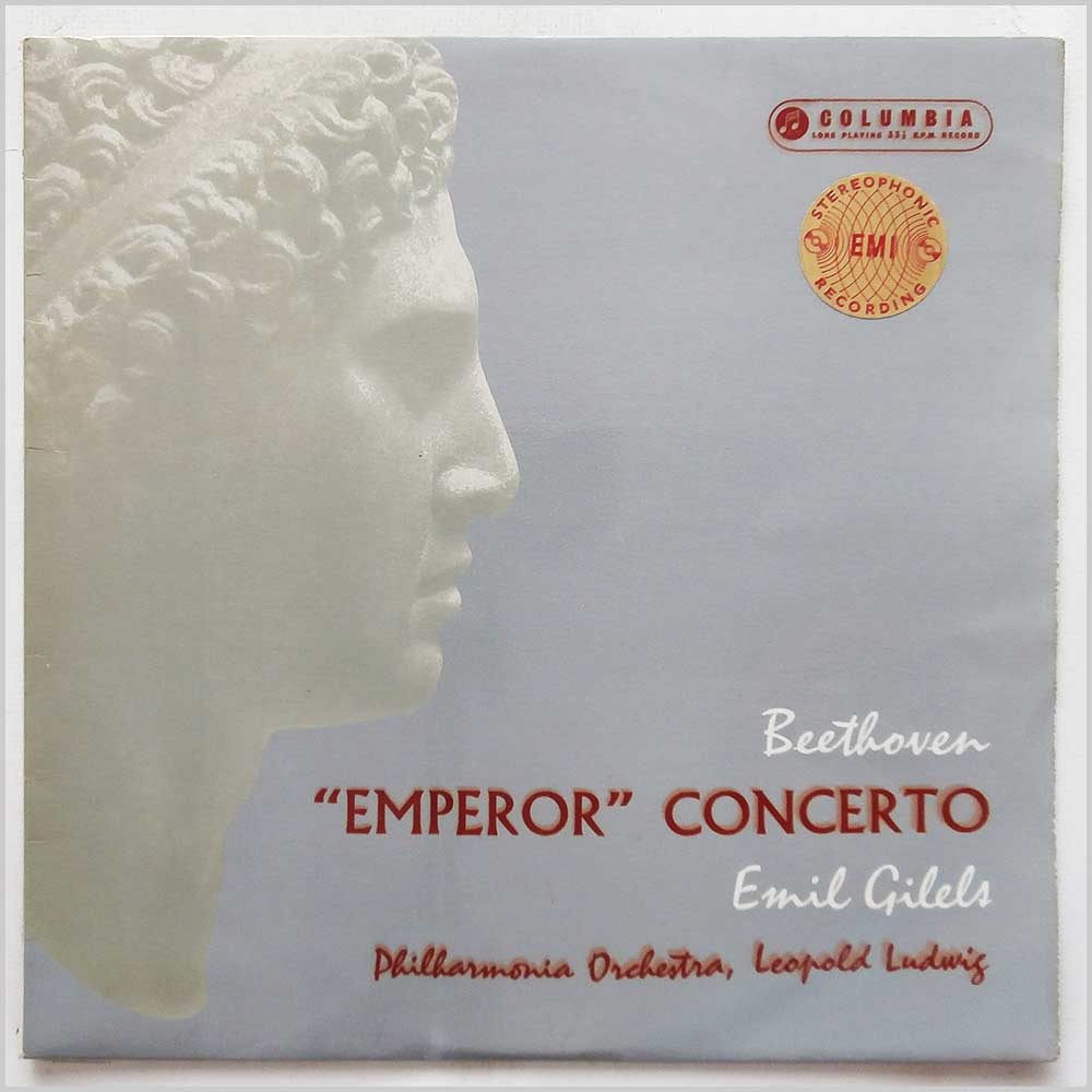 Emil Gilels, Philharmonia Orchestra, Leopold Ludwig - Beethoven: Emperor Concerto  (SAX 2252) 