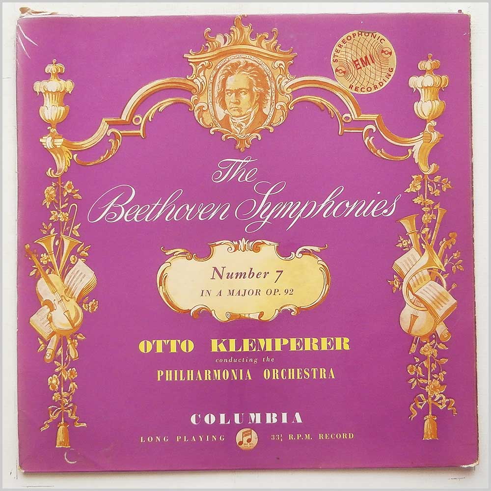 Otto Klemperer, Philharmonia Orchestra - The Beethoven Symphonies  (Number 7 in A Major, Op. 92)  (SAX 2415) 