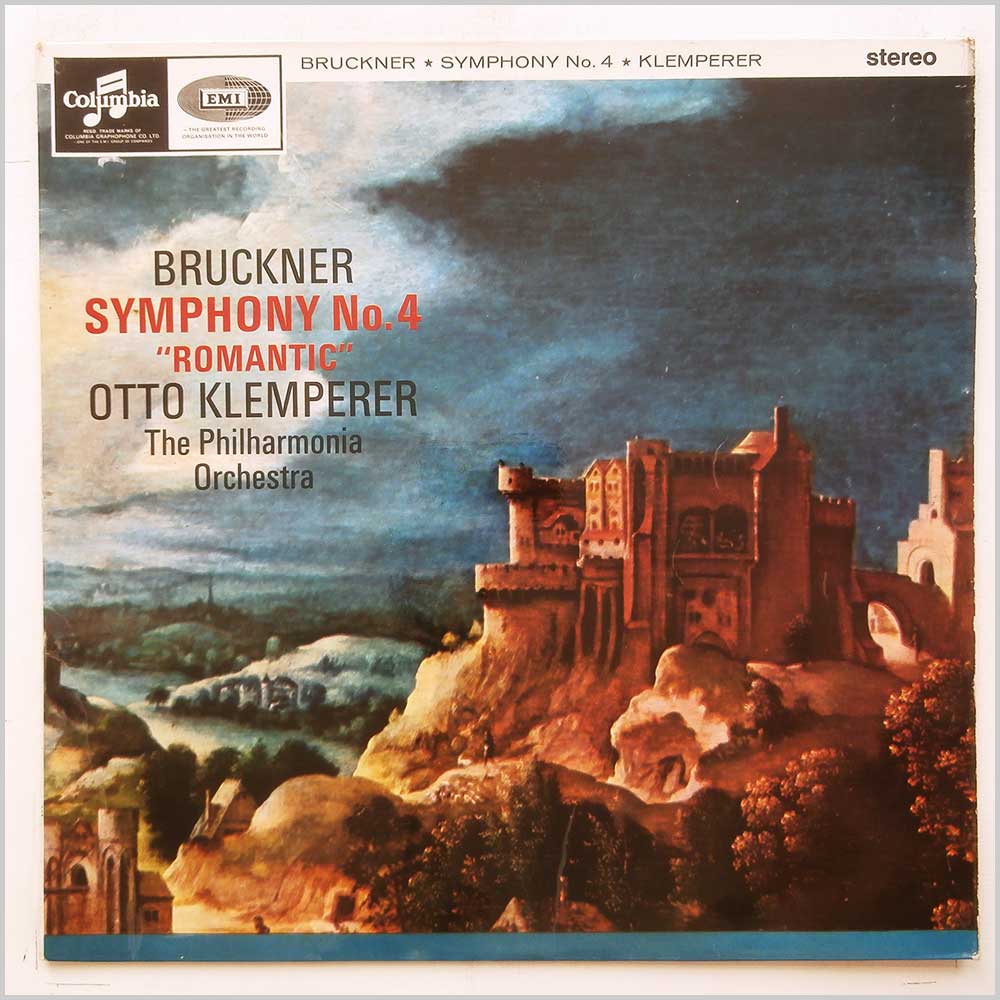 Otto Klemperer, The Philharmonia Orchestra - Bruckner: Symphony No. 4 Romantic  (SAX 2569) 