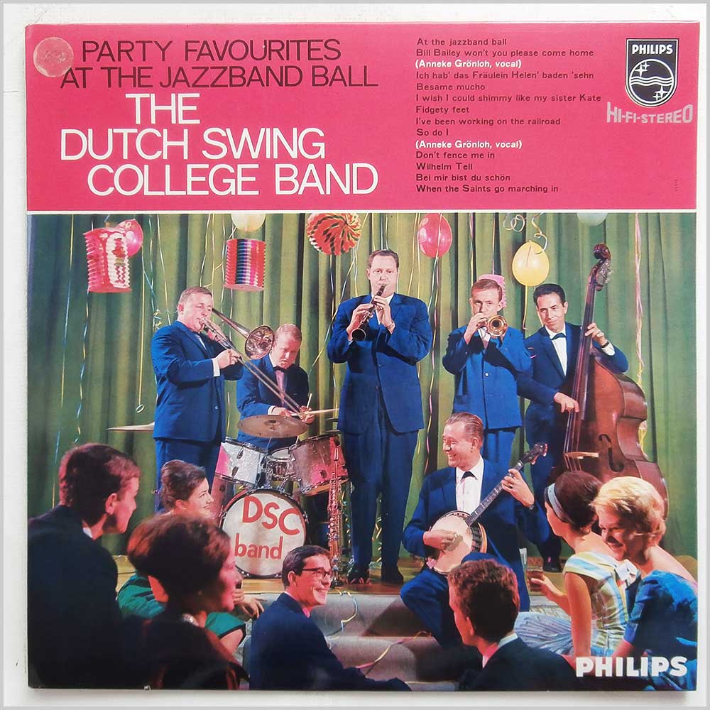 The Dutch Swing College Band - Party Favourites At The Jazz-Band Ball  (SBL 7584) 
