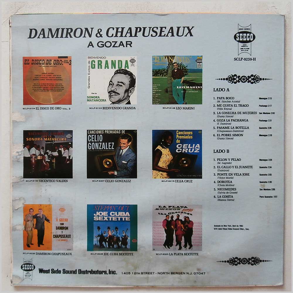Damiron Y Chapuseaux Y Su Conjunto - A Gozar Con  (SCLP 9239) 