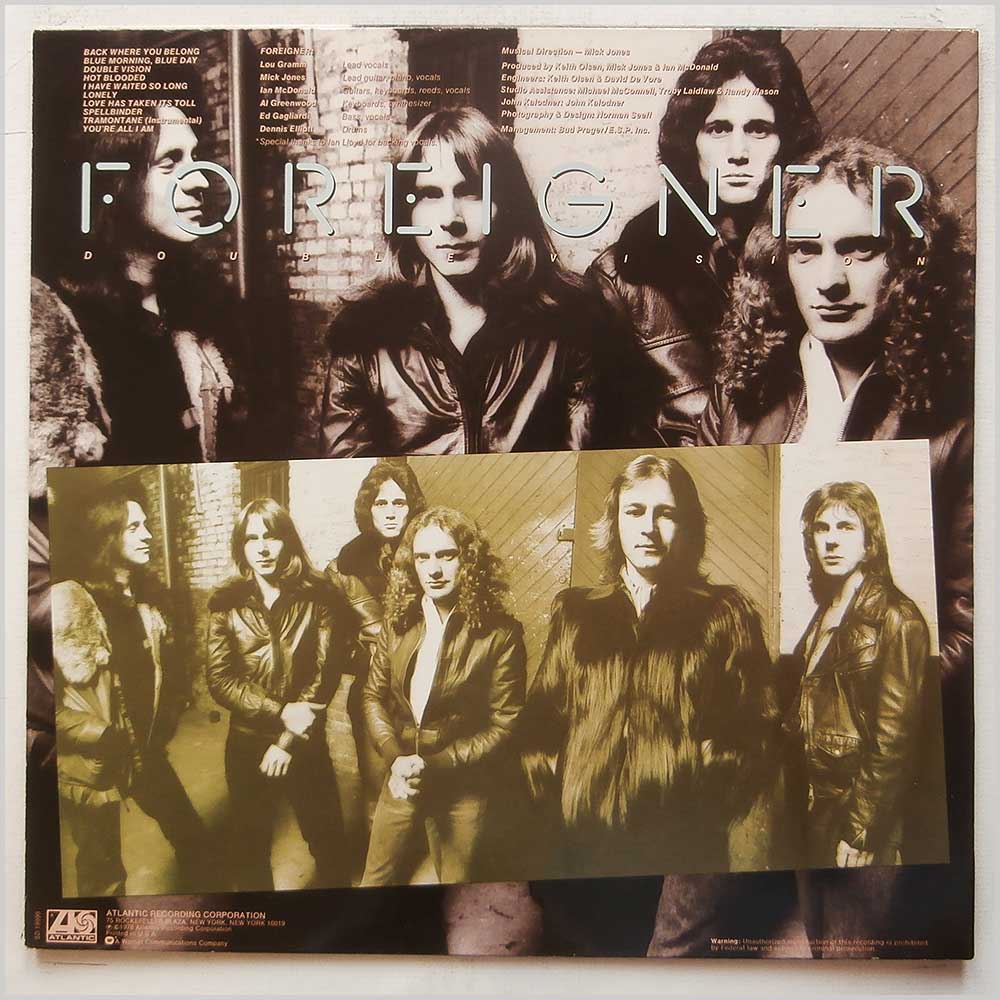 Foreigner - Double Vision  (SD 19999) 