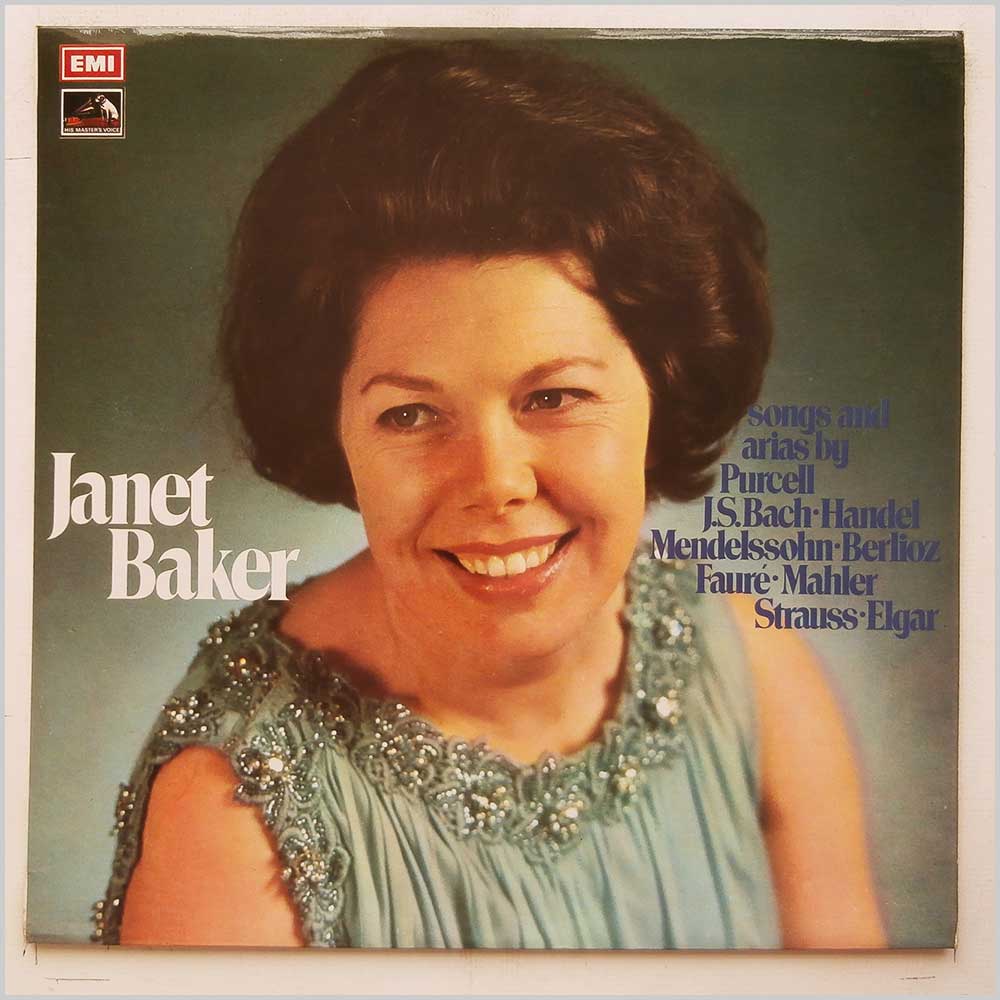 Janet Baker - Songs and Arias By Purcell, J. S. Bach, Handel, Mendelssohn, Berlioz, Faure, Mahler, Strauss, Elgar  (SEOM 8) 
