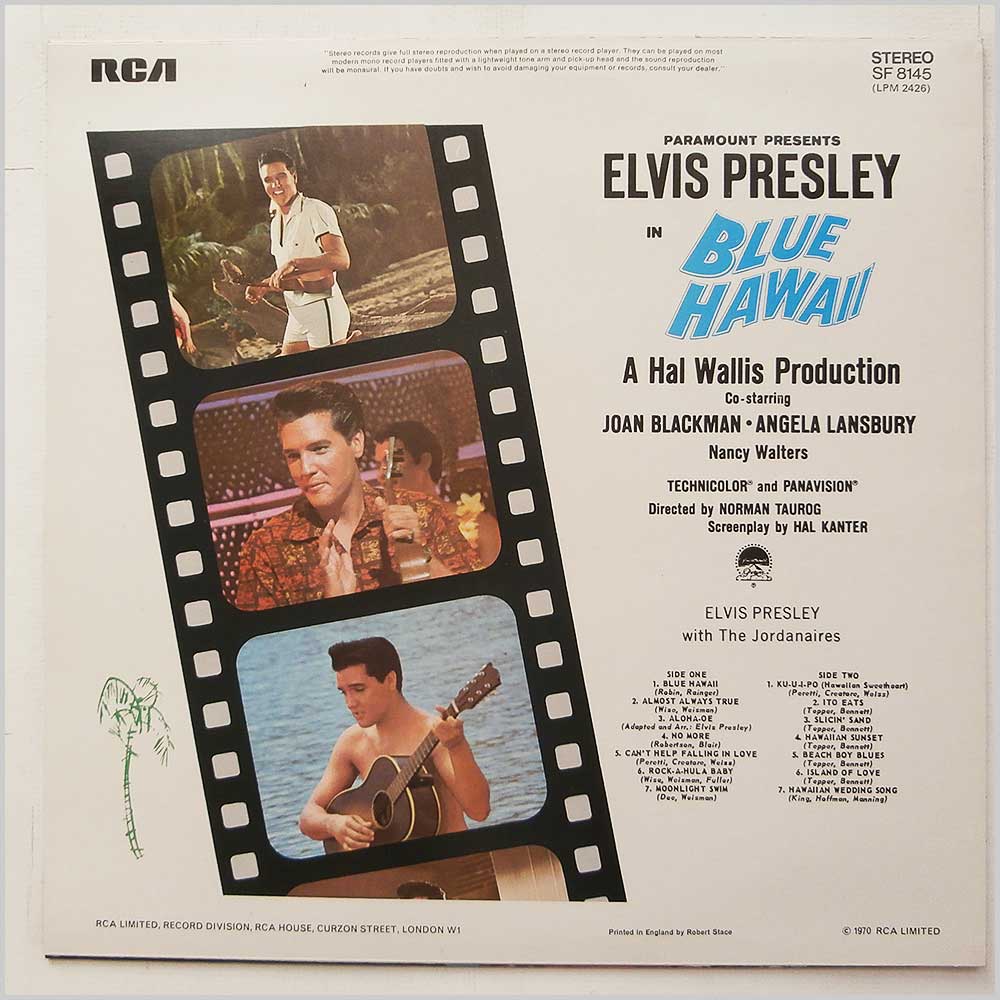 Elvis Presley - Blue Hawaii  (SF 8145) 