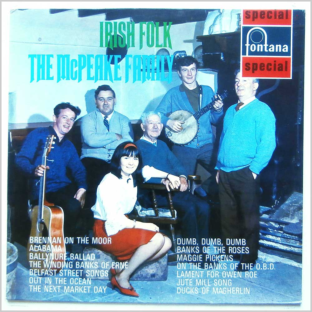 The McPeake Family - Irish Folk  (SFL 13068) 