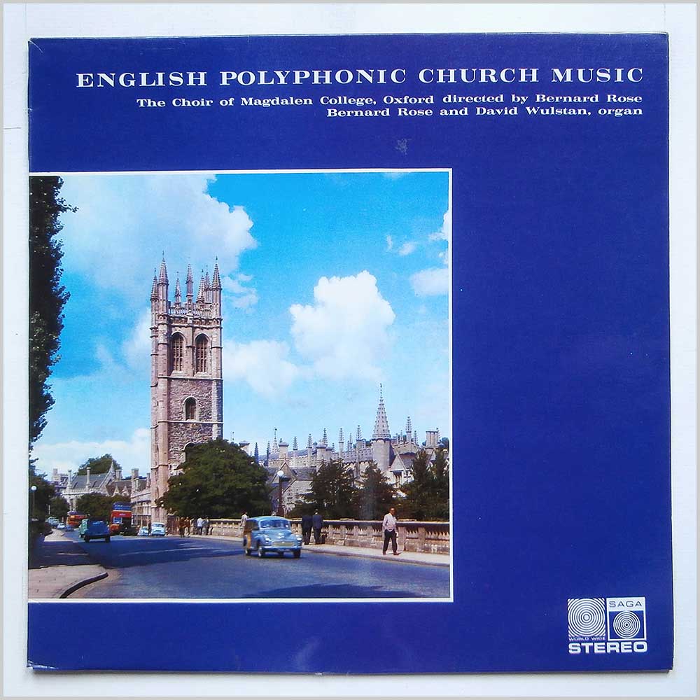 The Choir Of Magdalen College, Oxford - English Polyphonic Church Music  (SGA 5287) 