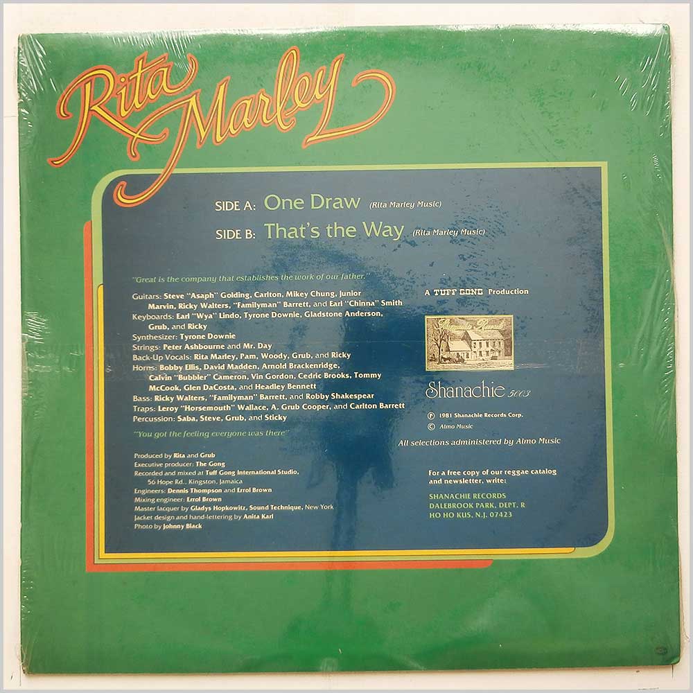Rita Marley - One Draw  (SHANACHIE 5003) 