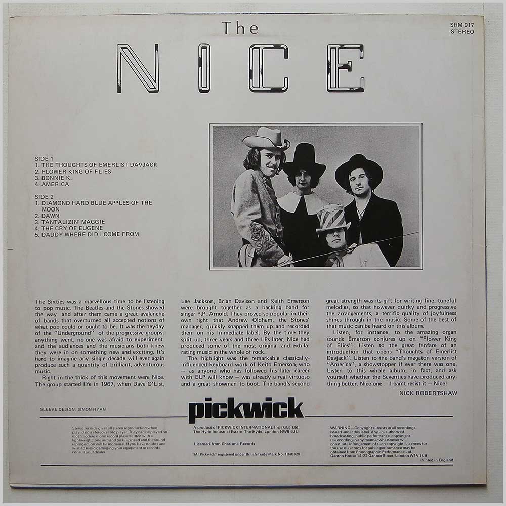 The Nice - The Nice  (SHM 917) 