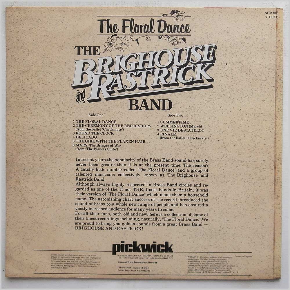 The Brighouse and Rastrick Band - The Floral Dance  (SHM 961) 