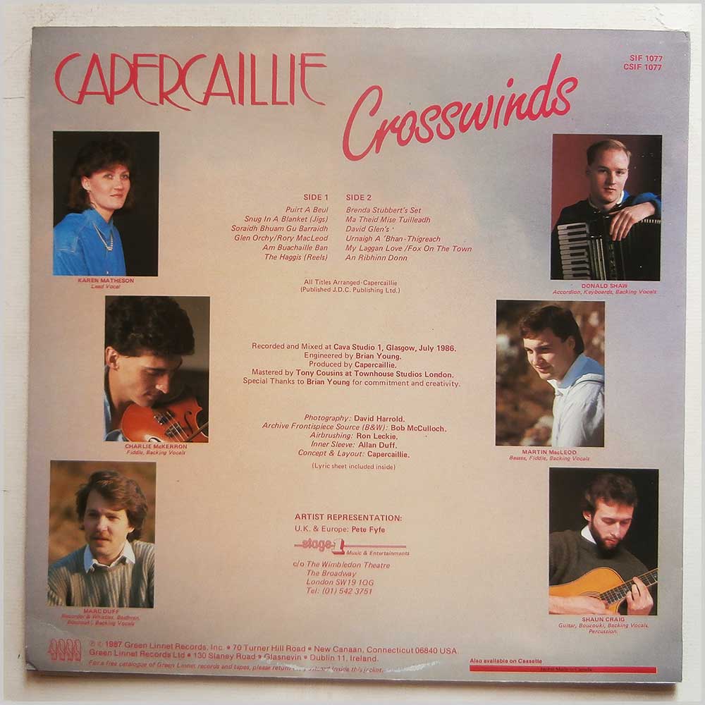 Capercaillie - Crosswinds  (SIF 1077) 