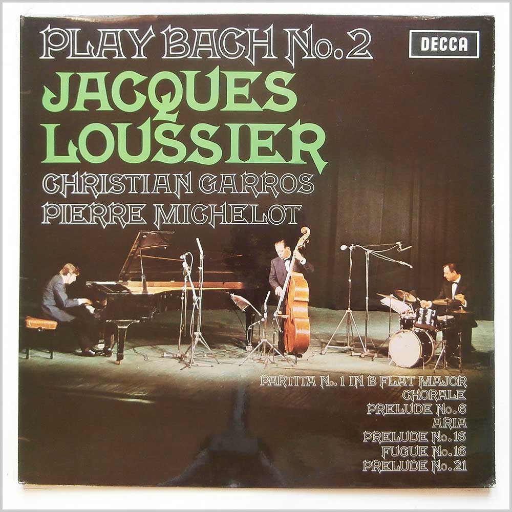 Jacques Loussier, Christian Garros, Pierre Michelot - Play Bach No.2  (SKL 5023) 