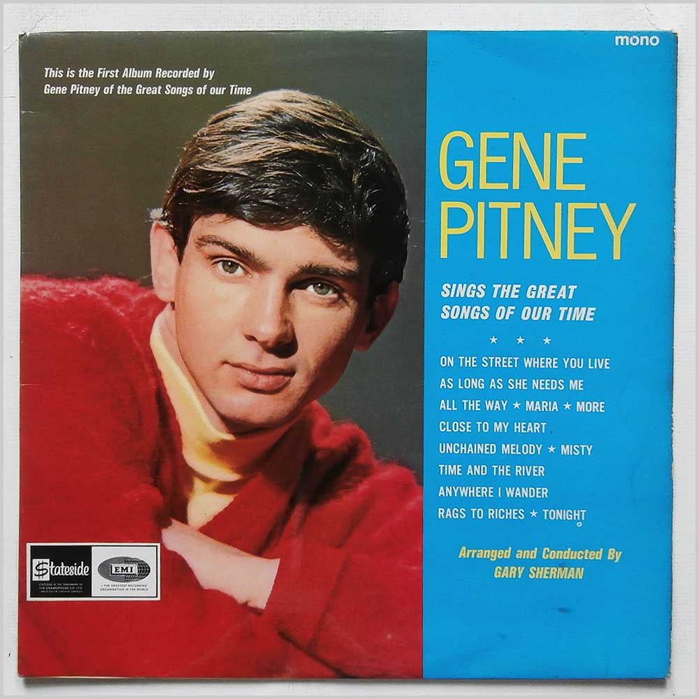 Gene Pitney - Gene Pitney Sings The Great Songs Of Our Time  (SL 10156) 