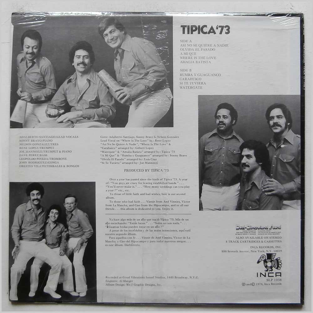 Tipica 73 Orchestra - La Tipica '73 Vol 2  (SLP 1038) 