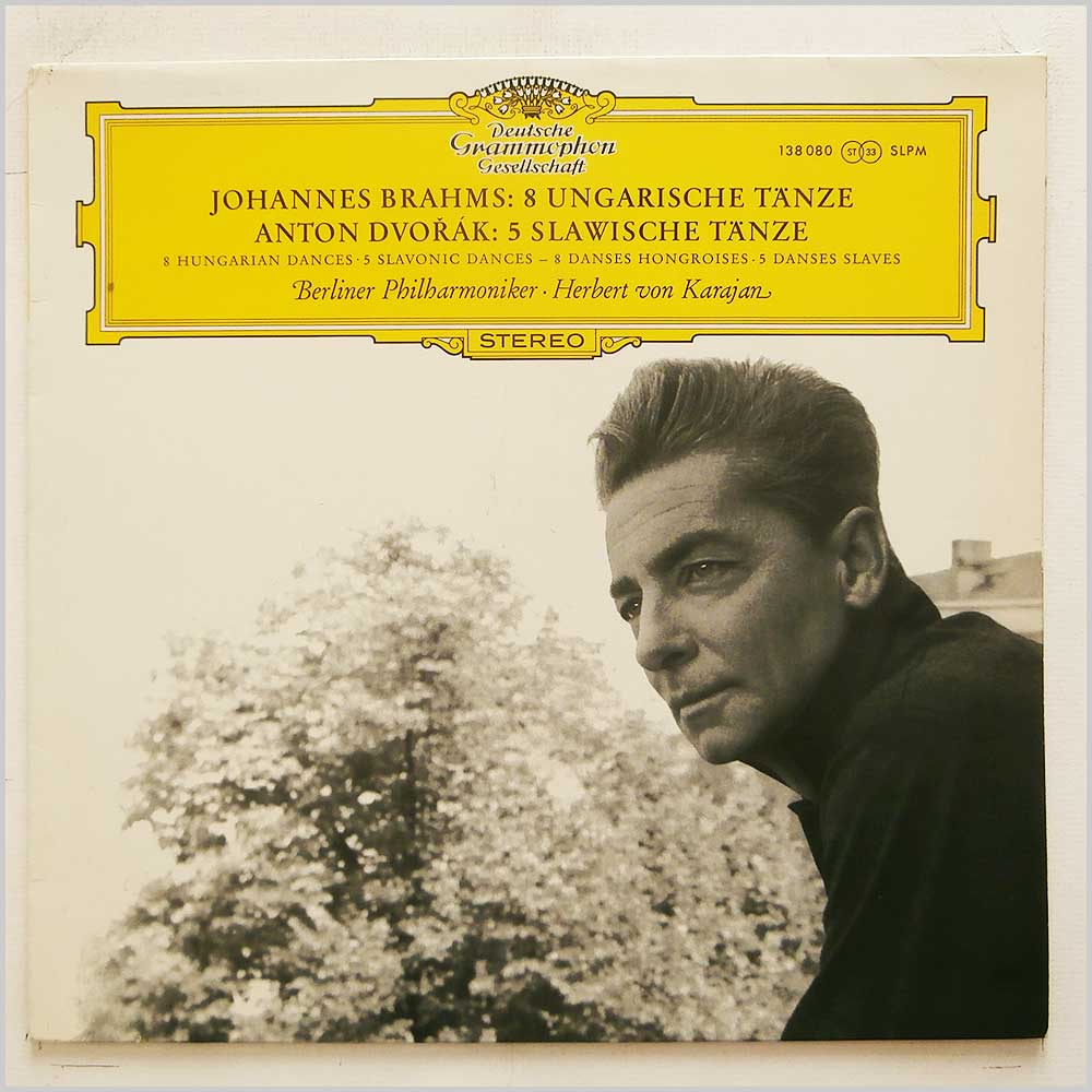 Herbert Von Karajan, Berliner Philharmoniker - Johannes Brahms: Dance, Antonin Dvorak: Dance  (SLPM 138 080) 