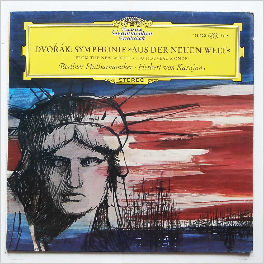 Herbert Von Karajan, Berliner Philharmoniker - Dvorak: Symphonie Aus Der Neuen Welt  (SLPM 138 922) 