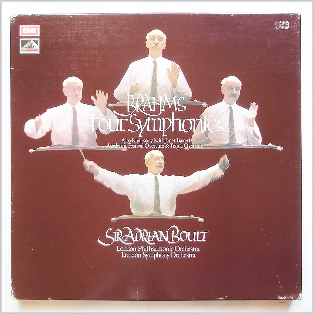 Sir Adrian Boult, London Philharmonic Orchestra - Brahms: Four Symphonies  (SLS 5009) 