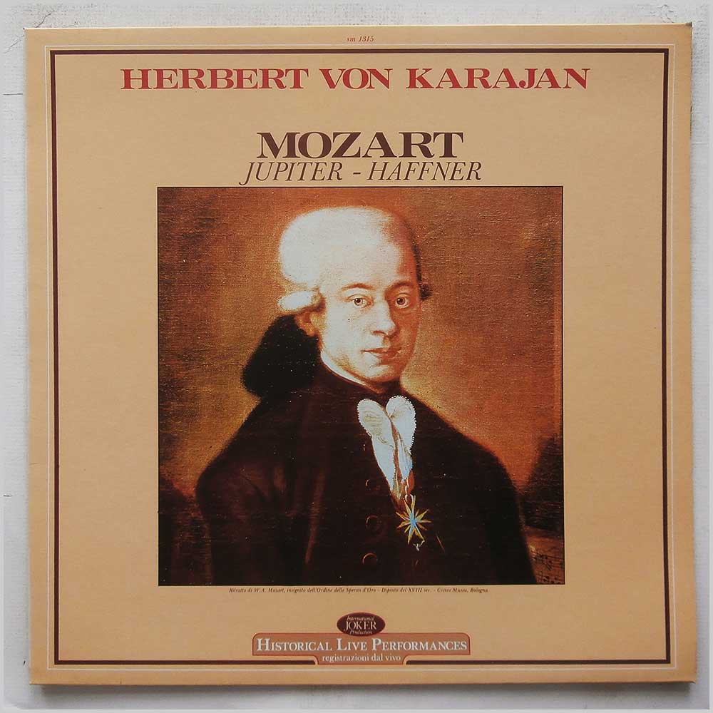 Herbert von Karajan, Berliner Philharmoniker - Mozart: Jupiter-Haffner  (SM 1315) 