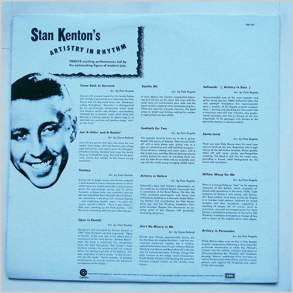 Stan Kenton - Artistry in Rhythm  (SM-167) 