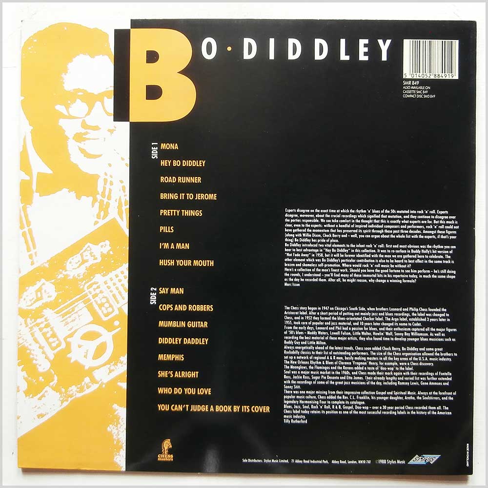 Bo Diddley - Bo Diddley: Chess Masters  (SMR 849) 