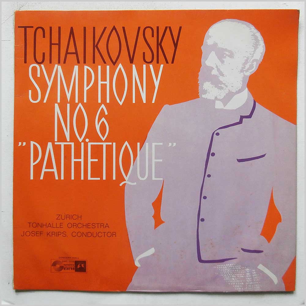 Josef Krips, Zurich Tonhalle Orchestra - Tchaikovsky: Symphony No.6 In B Major Pathetique  (SMSA 2216) 