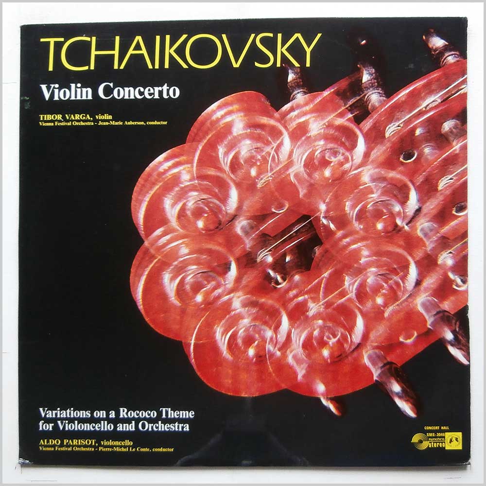Tibor Varga, Aldo Parisot, Jean-Marie Auberson, Vienna Festival Orchestra - Tchaikovsky: Violin Concerto  (SMSA 3046) 