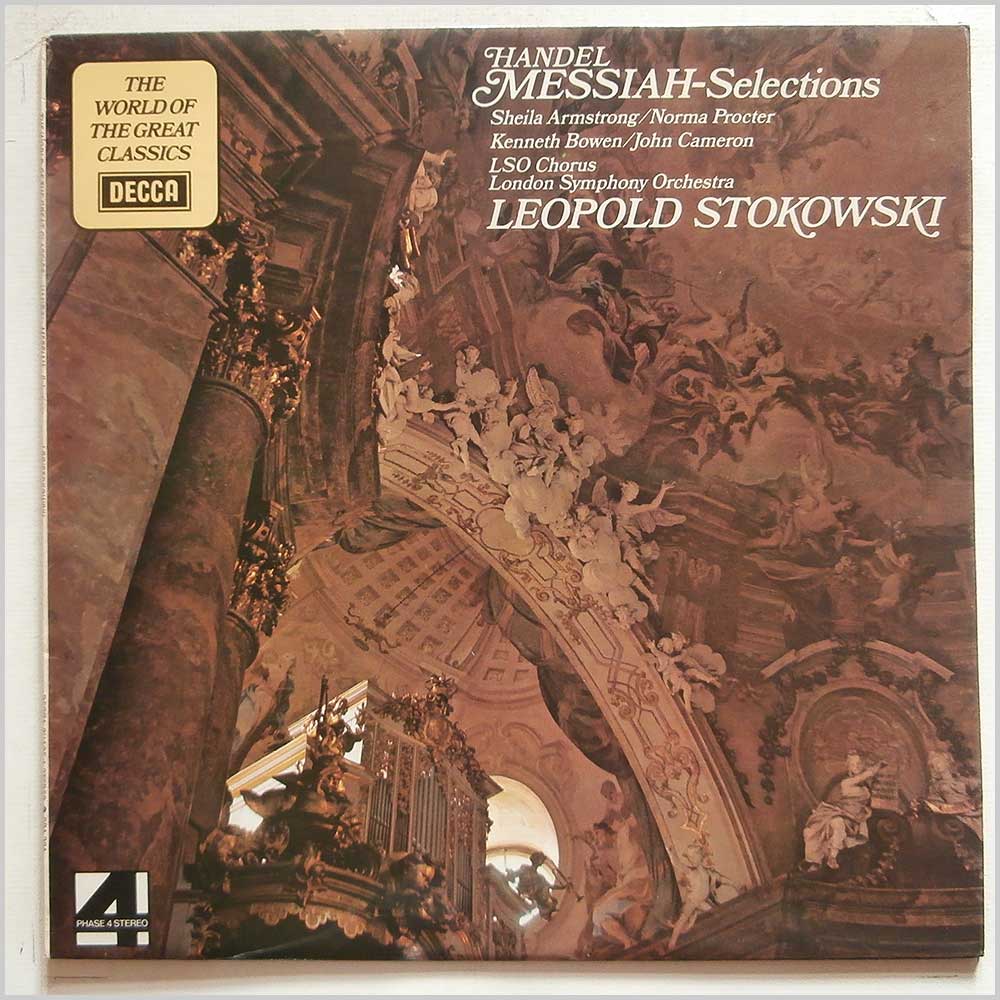 Leopold Stokowski, London Symphony Orchestra - Handel: Messiah Selections  (SPA 284) 