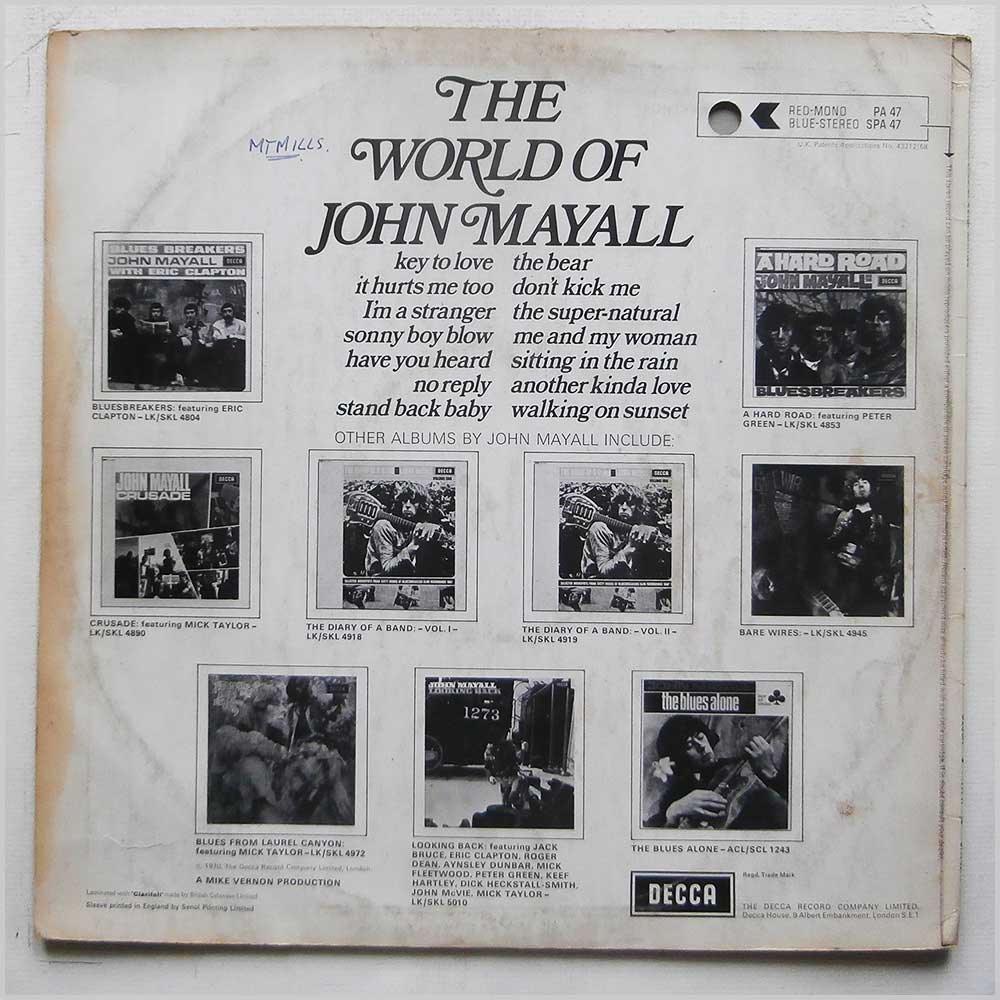 John Mayall - The World Of John Mayall  (SPA 47) 